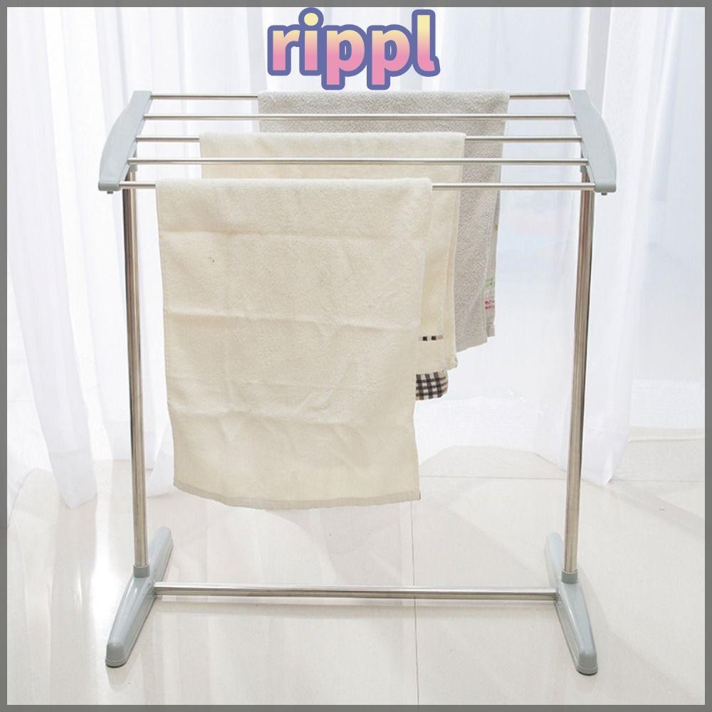 RIPPL ไม้แขวนเสื้อ, ราวตากผ้าสแตนเลสประหยัดพื้นที่, ทนทานขนาดเล็กแขวนราวแขวนเสื้อผ้าชุดชั้นในอบแห้ง