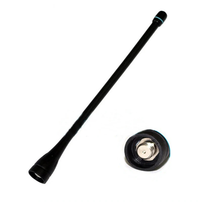 10x UHF 470-520MHz เสาอากาศแส้สําหรับ ICOM FA-SC72U วิทยุสองทางแบบพกพา IC-F21 IC-F24 IC-F26 IC- F402