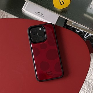 Bright Red Polka Dot เคสโทรศัพท์ Drop-Resistant สําหรับ iPhone 17 Promax 16 Promax 15 Promax 11 12 13 17 14plus 15plus 16e 16plus 15pro 17air