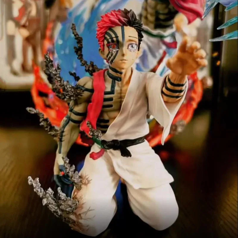 15 ซม.Anime Demon Slayer Akaza Action Figurine Juuni Kitsuki Akaza รูป PVC สะสมตุ๊กตาของเล่นของขวัญ