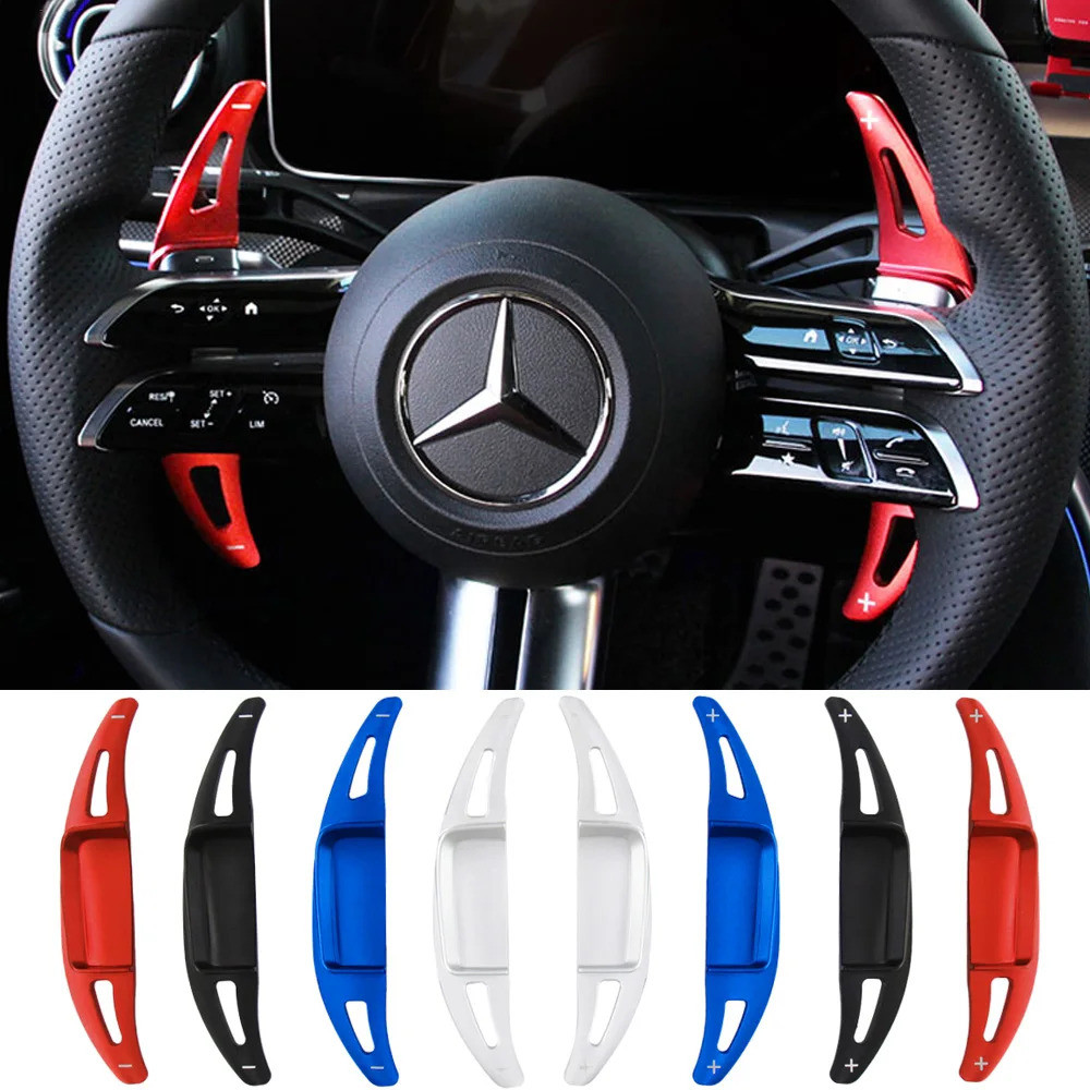 Shifter Paddle สําหรับ Mercedes Benz 2022 CE Class W206 W223 C180 C220d All-Terrain AMG สายพวงมาลัยร