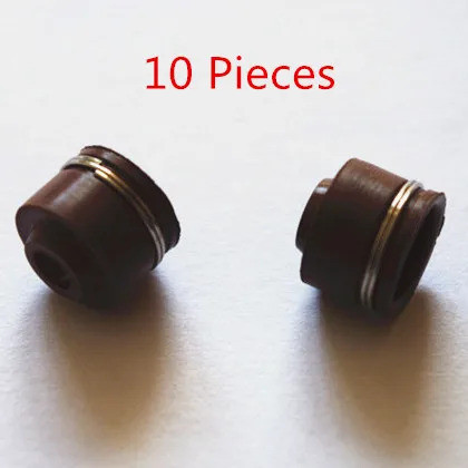 10 X ก้านวาล์วซีลสําหรับ Honda GX100 GX100U 98CC,2.1KW 2.8HP 4 ล้อ OHC เบนซิน rammer stamper jamer อ