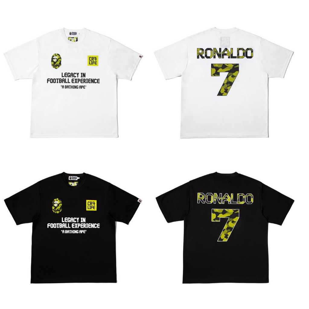 BAPE® x CR7 LIFE Limited Edition Tee  | เสื้อยืดคอลแลปสตรีทแวร์ 2025