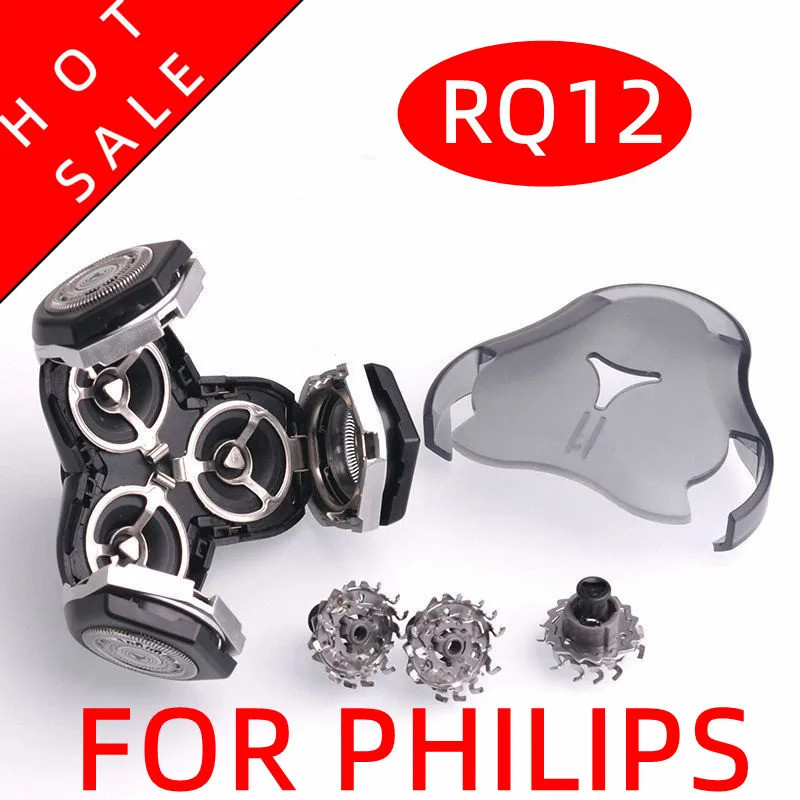 RQ12 เปลี่ยนหัวโกนสําหรับ Philips RQ1250 RQ1260 RQ1275 RQ1280 RQ1290 RQ1250CC RQ1260CC RQ1280CC RQ 1