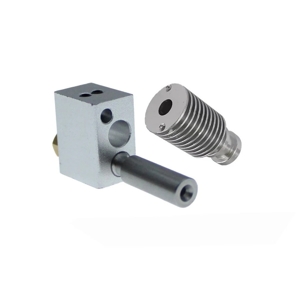 Original FLSUN SR Hotend Kit Super Racer Delta Part 4in1 หัวฉีดทองเหลือง Heatbreak บล็อกความร้อนคอฮี