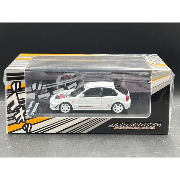 ▫️Honda Civic Type R EK9 J's Racing Livery White M65029 Scale 1:64 ยี่ห้อ Motor Helix