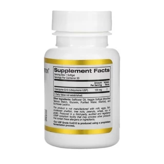 [พร้อมจัดส่ง] Californial CoQ10 100mg โคเอ็นไซคิวเท็น Ubiquinone ดูแลสุขภาพระดับเซลล์ โดยเฉพาะในช่วงวัยทำงานขึ้นไป150Cap