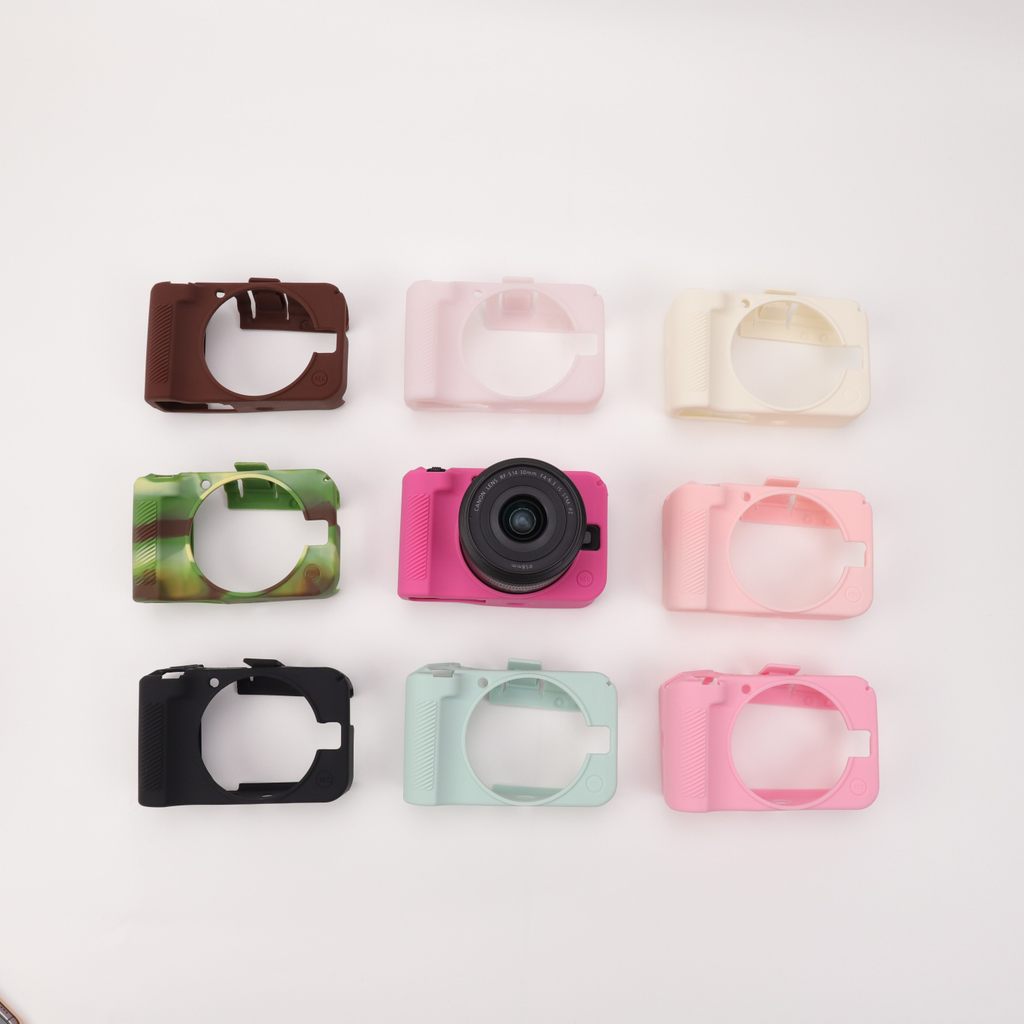 เหมาะสําหรับกระเป๋ากล้อง Canon Micro Single eos r50v r50v เคสซิลิโคน r50v เคสยางนุ่ม