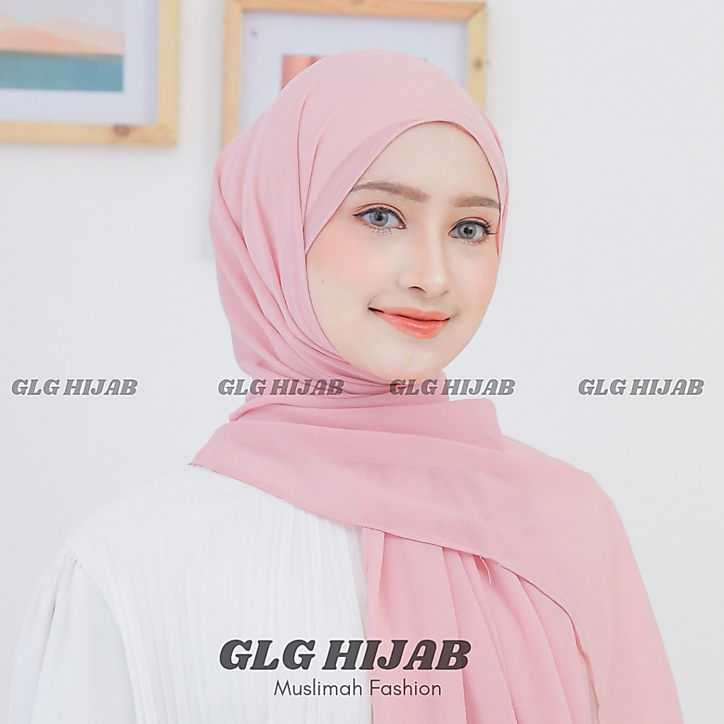 GLG HIJAB - Premium Pashmina Ceruty / Premium Pashmina Ceruty Bebydoll HIJAB / Premium Pashmina Ceru