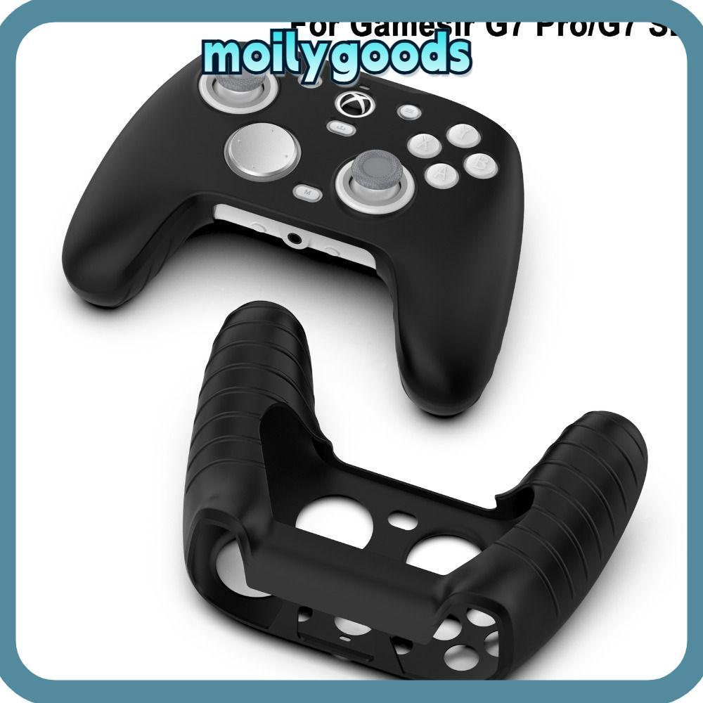 MOILYHD Gaming Controller, กันกระแทก Anti-Scratch คอนโซลฝาครอบป้องกัน, ซิลิโคนกันฝุ่น Anti-Slip Handle Controller Shell สําหรับ Gamesir G7 /G7 SE ตัวควบคุมเกม