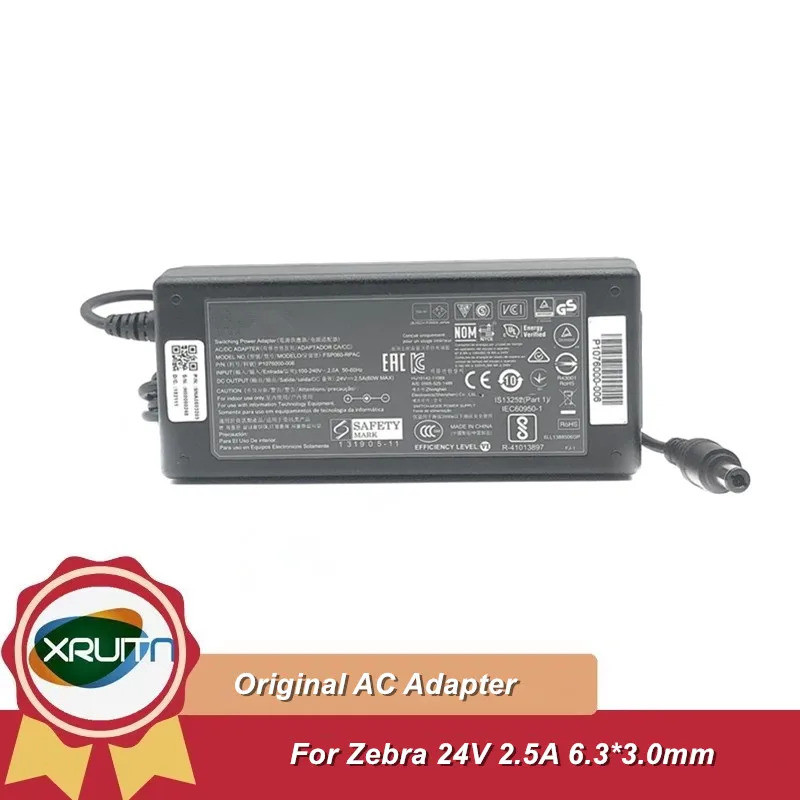 ใหม่ 24V 2.5A AC DC Power Adapter FSP060-RPAC 60W สําหรับ Zebra GK420 GK420D GK420T PRINTER Series P
