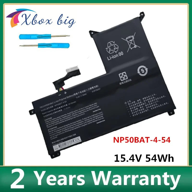 NP50BAT-4-54 แบตเตอรี่ SCUD 6-87-NPSKS-53G00 Li-Polymer 15.4V 3510mAh 54Wh Li-ion แบตเตอรี่แบบชาร์จไ