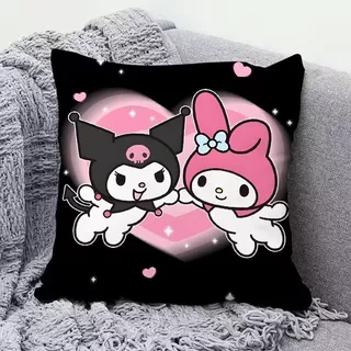 Kuromi Sanrio สาวน่ารักเบาะหมอนหอพักปลอกหมอนการ์ตูนห้องนอน Office B
