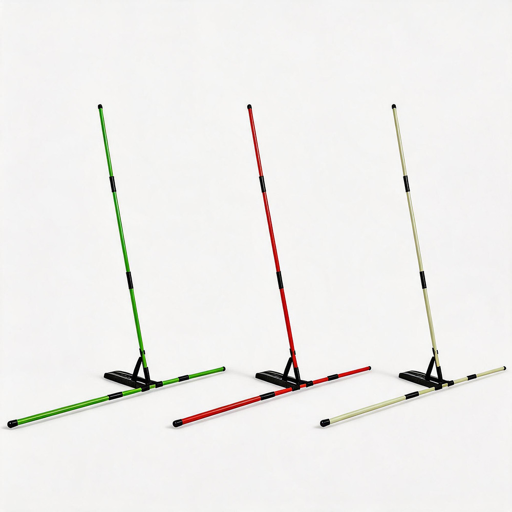 FzcSpeed Golf Swing Alignment Rod, Golf Alignment Stick Holder Swing Practice Plate Trainer, Swing Angle ปรับท่าทาง Correction Aid