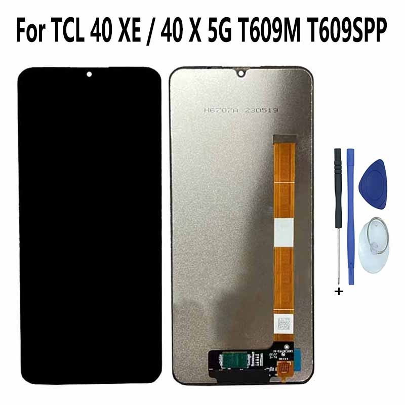 สําหรับ TCL 40 X / 40X / 40 XE T609 T609M T609SPP จอแสดงผล LCD Touch Screen Digitizer Assembly สําหร
