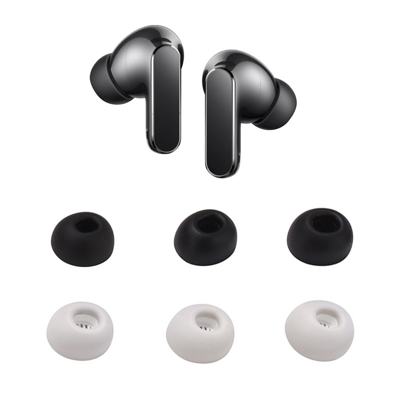 3 คู่เคล็ดลับโฟมหน่วยความจําสําหรับ Huawei FreeBuds Pro 5 /Pro 4 /Pro 3 /Pro2, Soft Anti-Slip เปลี่ยนหูฟัง Eartip สําหรับ FreeBuds 7i / 6i / 5i และ SE 4 ANC, Fit ในกรณีชาร์จ