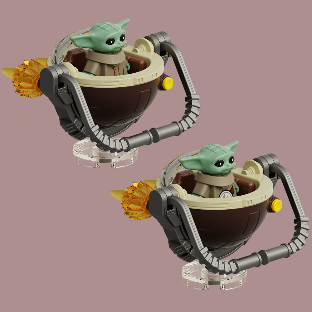 บล็อกตัวต่อ Mandalorian และ Grogu Peli Motto Din Djarin Grogu Cad Bane ตุ๊กตาสะสมของเล่น