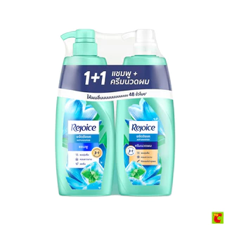 รีจอยส์ แชมพูและครีมนวดผม สูตรแอนตี้ แดนดรัฟ 340+325 มล.