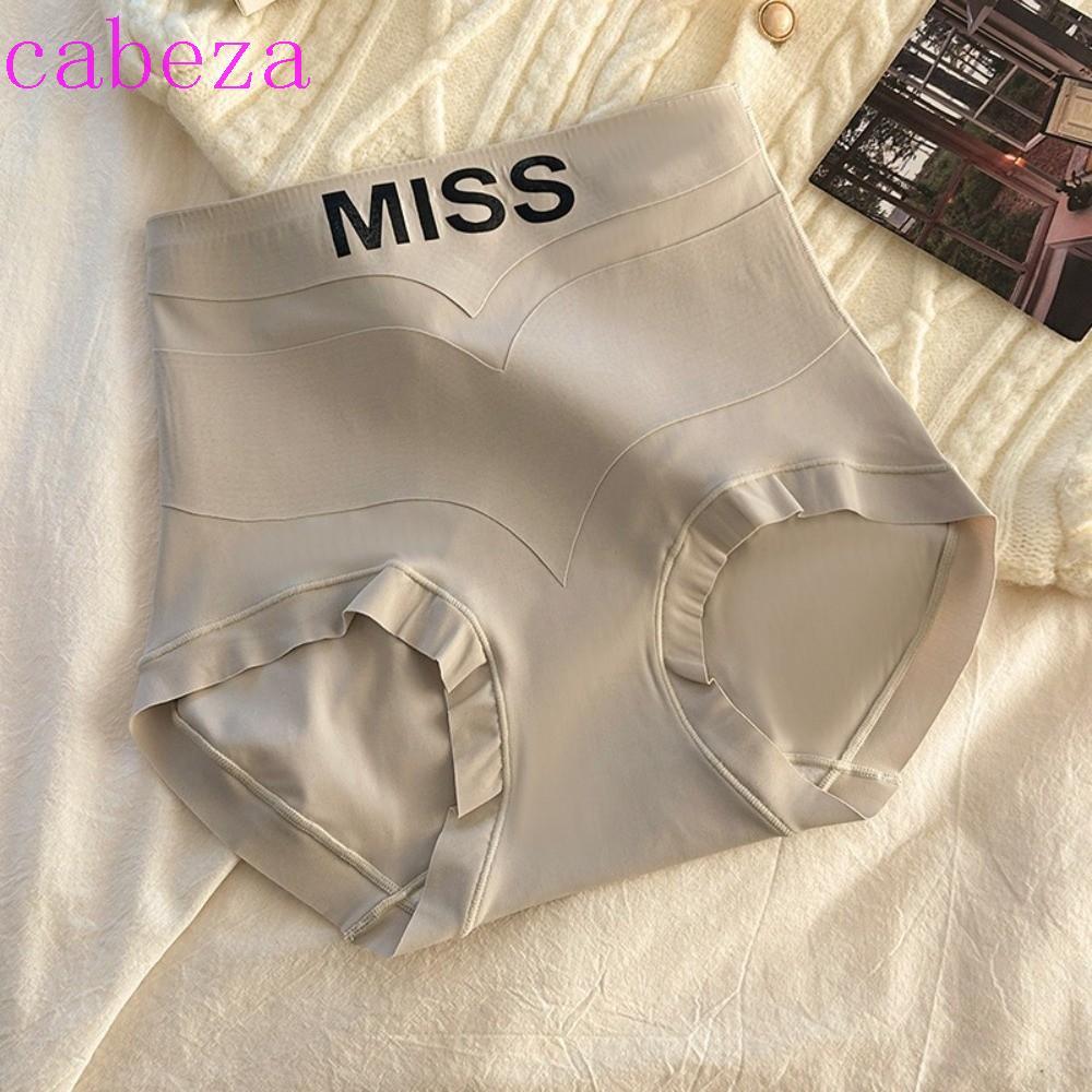 CABEZA Butt Lifter กางเกง, Shapewear เอวสูงหลังคลอด Body Shaper, แฟชั่นกางเกงตัวอักษรภาษาอังกฤษเอวเทรนเนอร์ Tummy Control ชุดชั้นใน Cheongsam