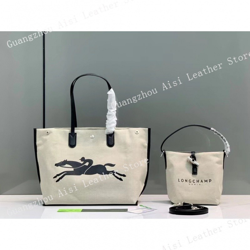 LCP New Canvas Bag Tote Bag neck neatherคอเต่าก.นผ้าฝ้ายคอเต่าความจุขนาดใหญ่กระเป๋าช้อปปิ้งแบบพกพาหน
