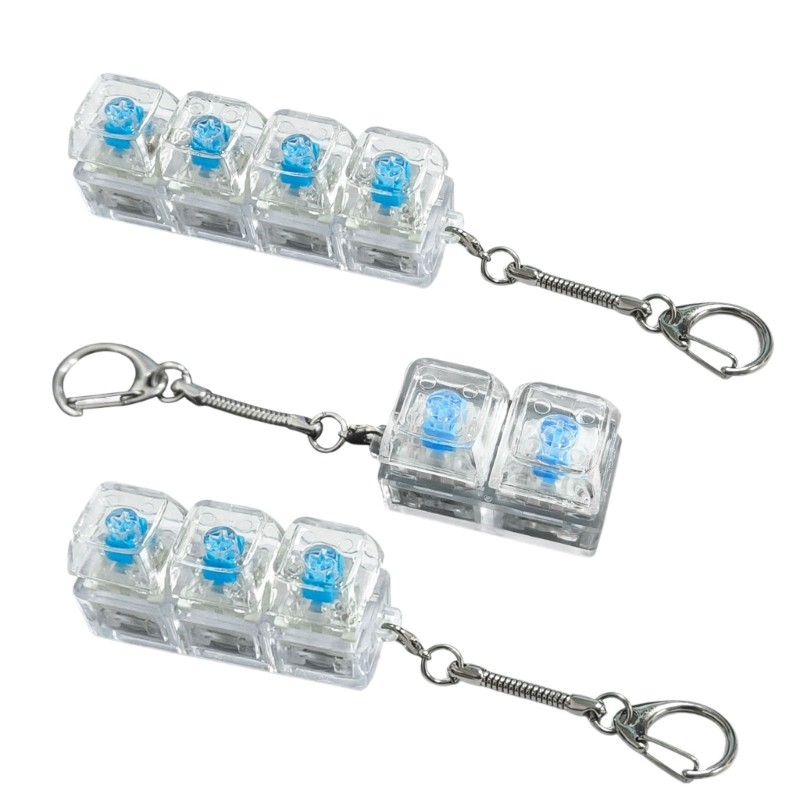 MIS 2 Key 3 Key 4 Key Mechanical Keyboard Switches Tester พร้อมเอฟเฟกต์แสง LED Rainbows