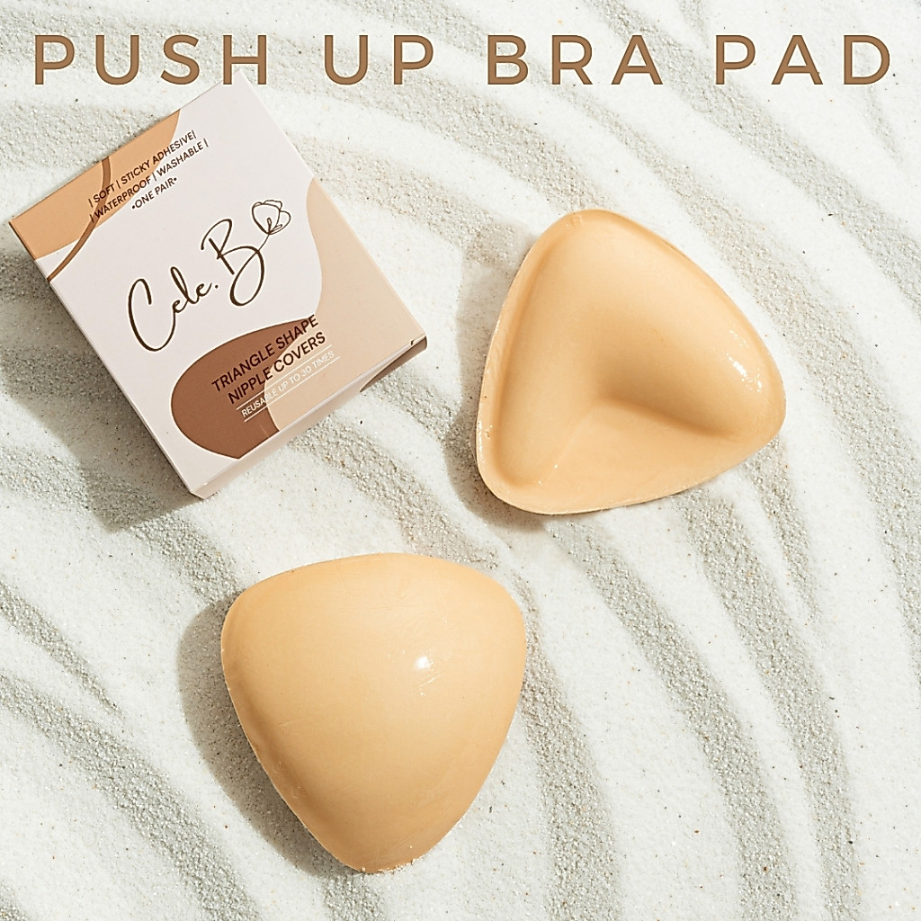 Cele.b ฟองน้ำดันทรง push up bra pad ฟองน้ำกาวสองด้าน กาวเหนียวแน่น ติดทน