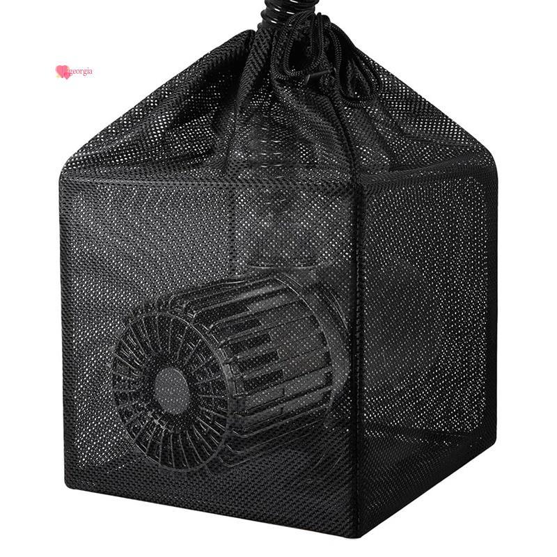georg33 ตลับกรองCube Fish Pond Pump ถุงตาข่ายสําหรับบ่อปลากลางแจ้ง (10 นิ้ว)