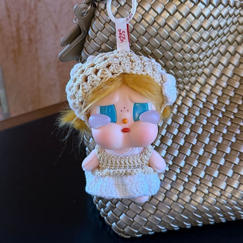 [เฉพาะเสื้อผ้าเด็ก] crybaby Crying Baby Clothes Crying Crying Sand Stall Rest Set Handmade Hollow Se