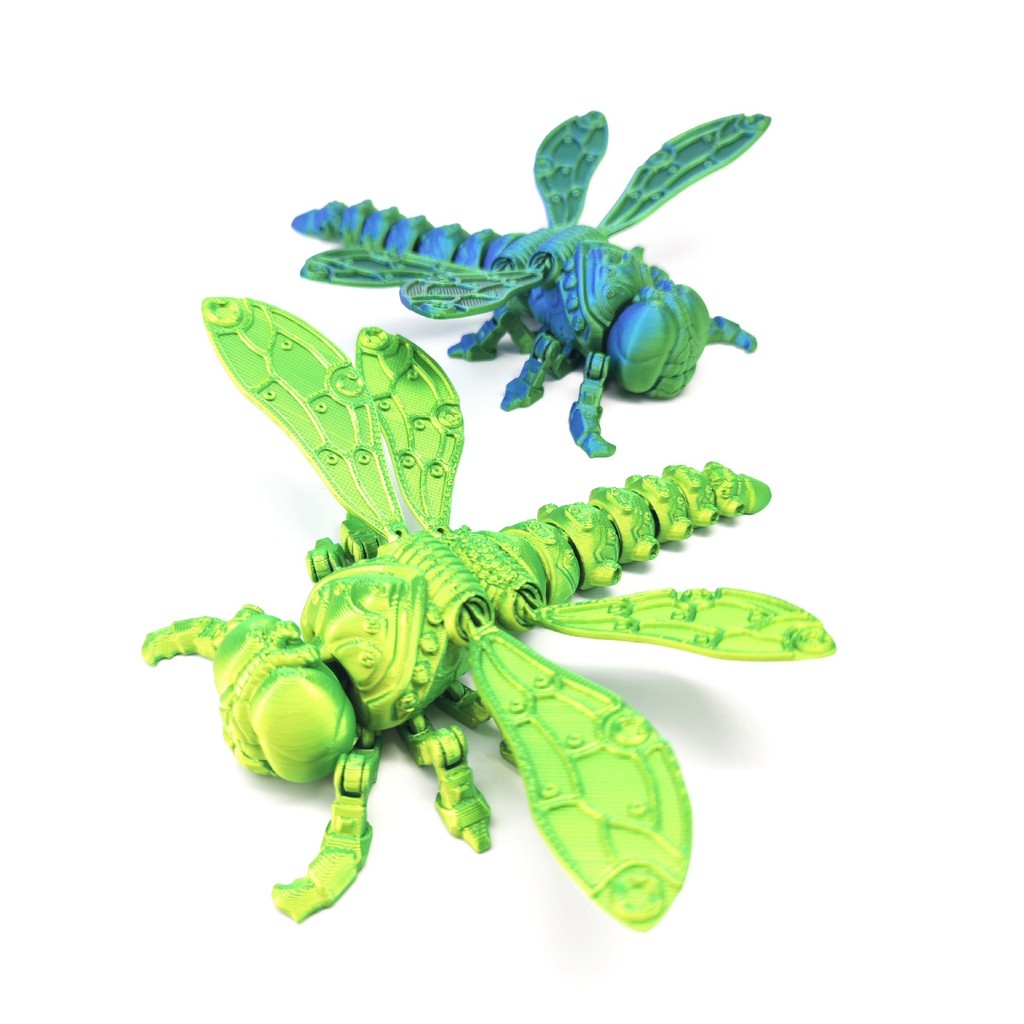 3d การพิมพ์ Dragonfly Joint Wings เคลื่อนย้ายได้จําลองสามมิติรูปการเปลี่ยนรูปของเล่นของขวัญเครื่องปร