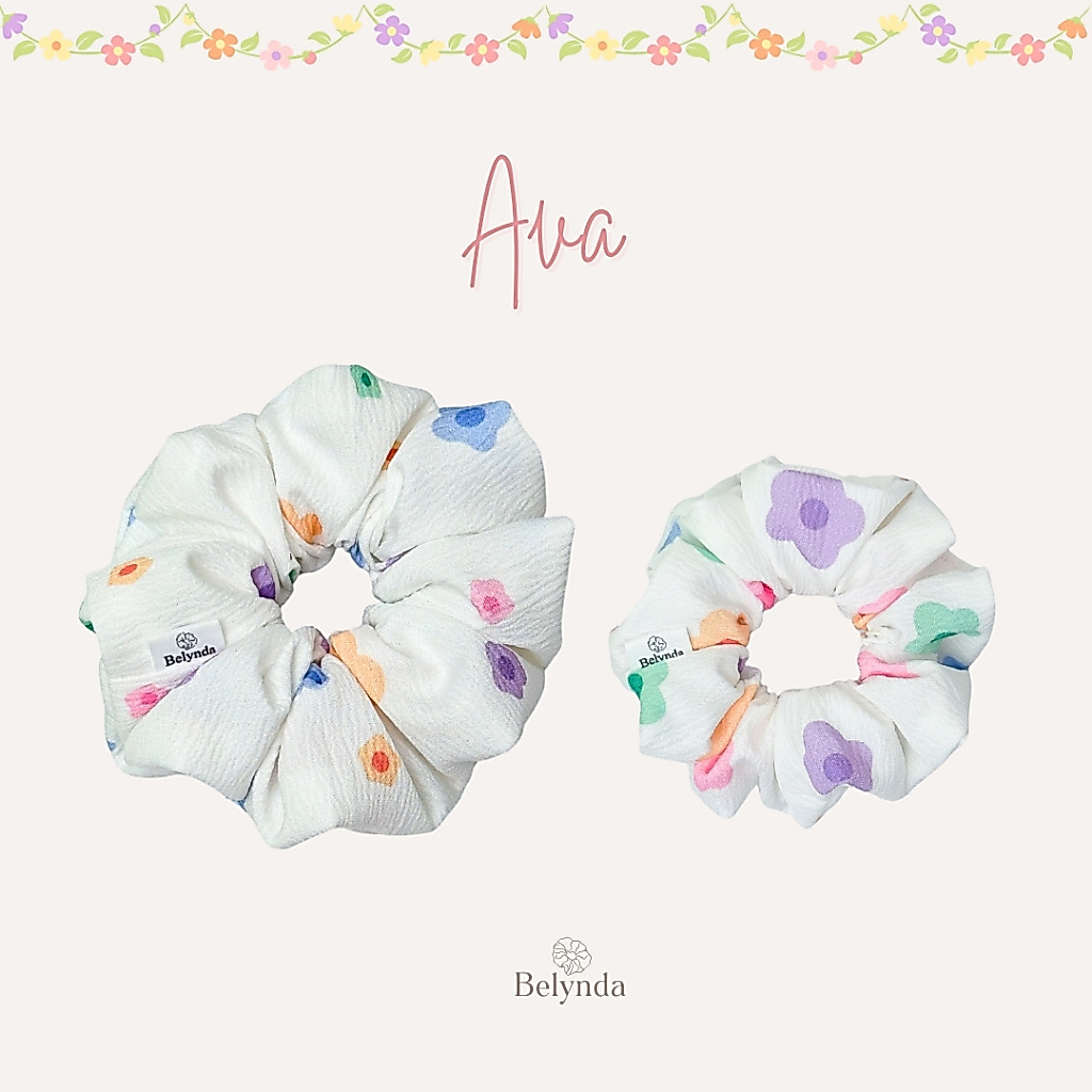 Belynda Scrunchies Ava Regular / Large ยางรัดผม โดนัท รุ่น Ava