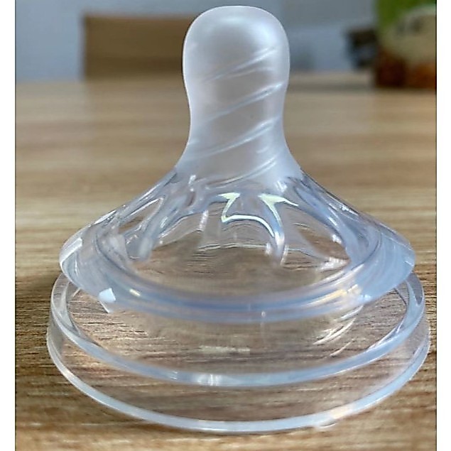 ส่งไว! จุกนมคอกว้าง จุกนมไม่ดูดไม่ไหล เหมาะสำหรับขวดนม Avent รุ่น Natural Extra Soft
