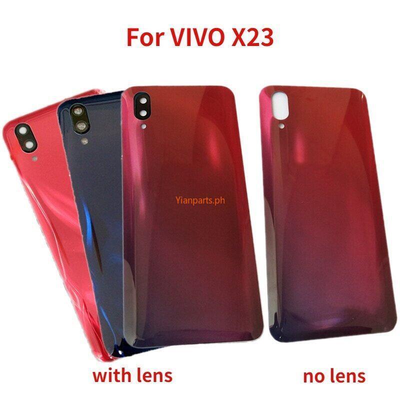 ใหม่กระจกด้านหลังสําหรับ VIVO X23 V1809A V1816A V1809T ฝาครอบแบตเตอรี่กระจกด้านหลังประตูด้านหลังเปลี