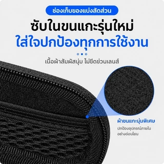 ชุดช่างภาพเฉพาะกระเป๋า vivo X300 Ultra ออกแบบแม่พิมพ์ 1:1 ทำจากผ้า PU กันน้ำ ทนต่อการขัดถูและรอยขีดข่วน