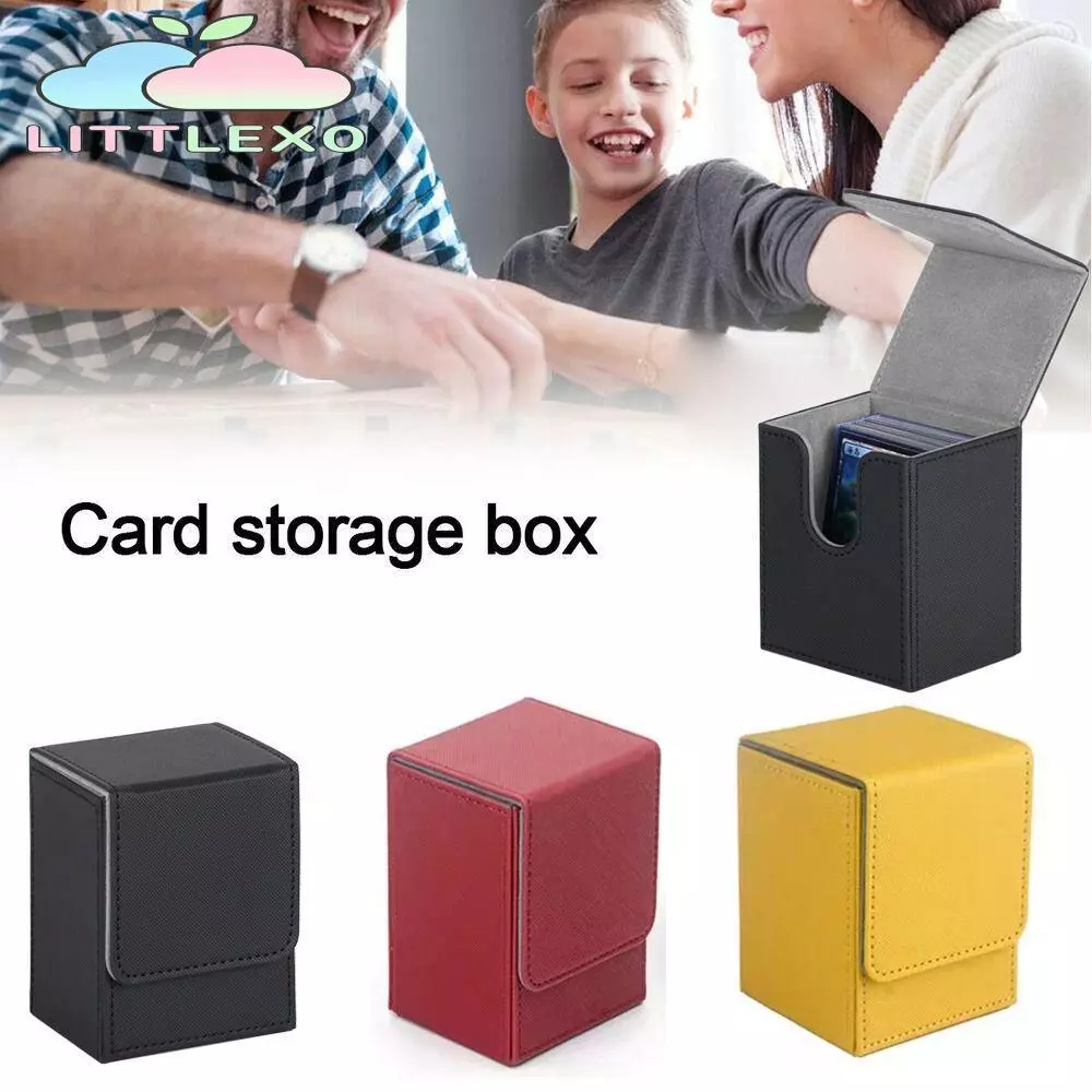 LITTLEX Game MTG Trading Card Holder, Organizer Storage Deck Box, Gift Box Protectors Collectible Game PU Storage Box Women Men