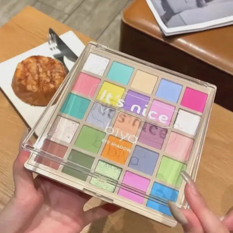 อายแชโด พาเลทตา Biya Biya Biya 25 สี Macaron Eyeshadow Palette Matte Pearlescent Delicate Dopamine M