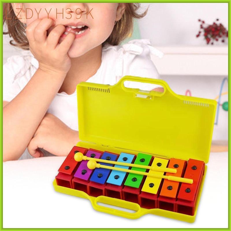 [lzdyyh39k] Xylophone with Case Tuned Instrument Educational 1 2 3 ปี