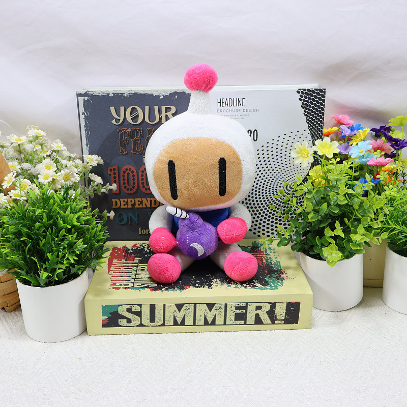 Bomberman Player Merchanded Plush ของเล่นตุ๊กตาอะนิเมะตุ๊กตา Plush Toy/zz6.29