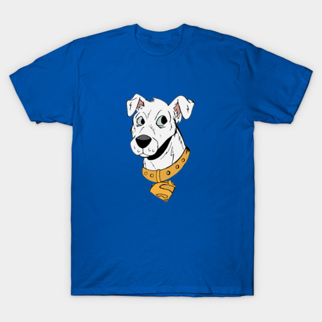 เสื้อยืด Vintage Krypto Dog T-Shirt แท้ Cotton 100% แขนสั้น oversize ไม่ย้วย รัดรูป ใส่สบายๆ สีพื้น