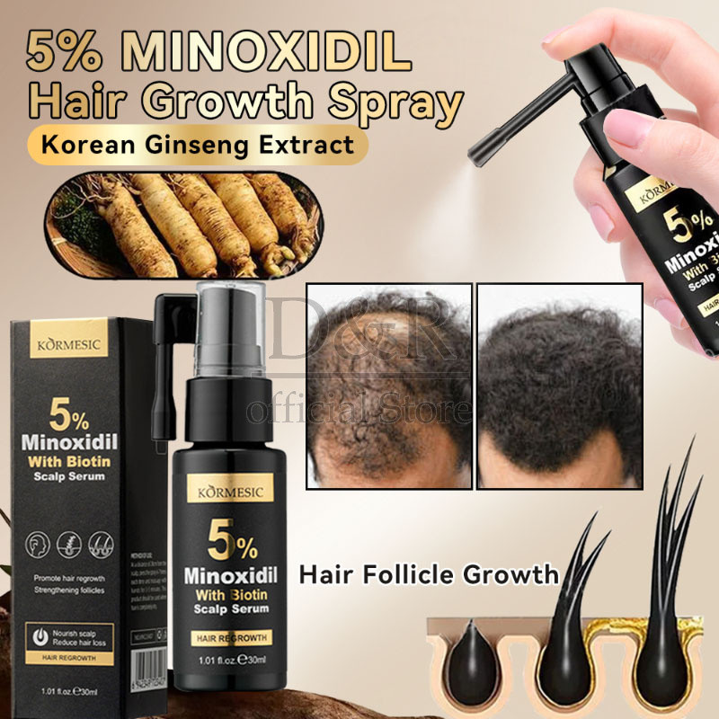 Fast Hair Growth Spray Anti Hair Loss สําหรับผู้ชายผู้หญิง H Fast Regrowth Essential Oil Repair Scalp Frizzy Thinning Damaged Hair Care Hair Growth Serum