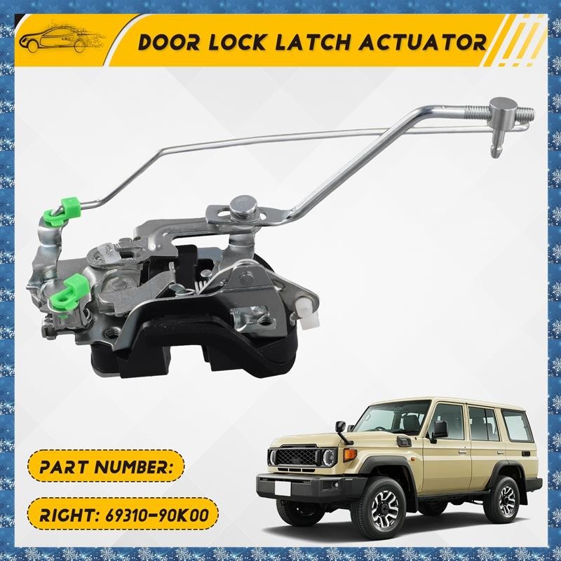(PGM)Mechanism Assy ด้านหน้าประตูล็อค Latch Actuator เปลี่ยนรถสําหรับ Land Cruiser BJ70 FJ70 LJ70 ขว