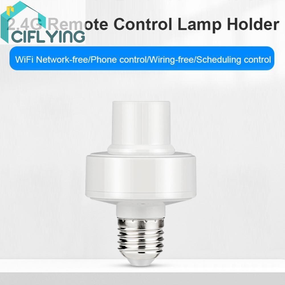 EWeLink ซ็อกเก็ตหลอดไฟอัจฉริยะ Bluetooth E27 ที่วางหลอดไฟอัจฉริยะสําหรับ iOS Android [Ciflying.th]