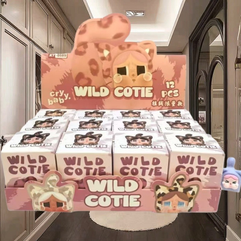 1 boxมี 12 ตัว กล่องสุ่ม CRY Wild Cutie จิ๋ว คายขนกำมะหยี่ โมเดลคาย เจ้าแมวเหมียวน่ารักมาก ของขวัญ เบบี้ทรี ตุ๊กตาตัวฮิต - รูปที่ 6