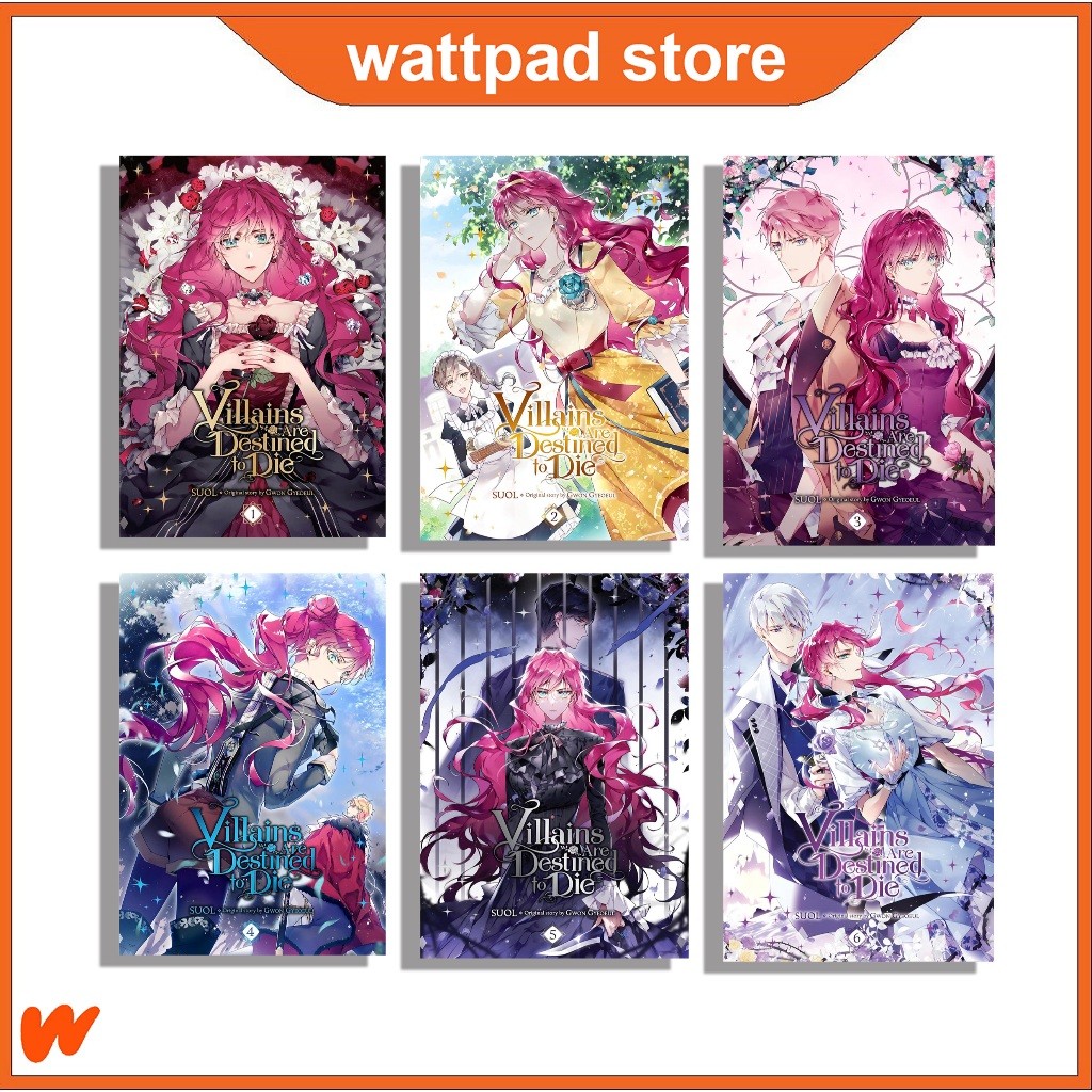 Villains Are Destined to Die Comic (ซีรีส์ 8 เล่ม)