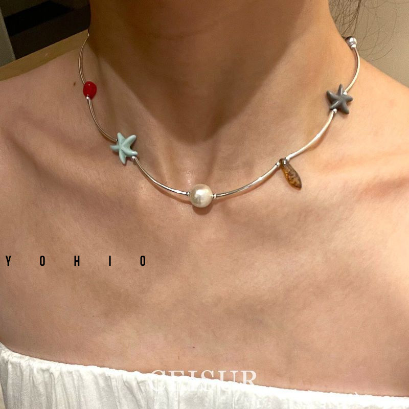 สร้อยคอมุกแบบปลาดาว DIY สไตล์น่ารักสำหรับวันหยุดริมทะเลในซั머
