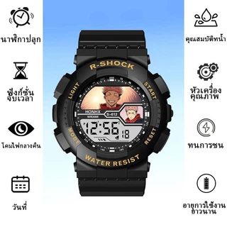 นาฬิกาอิเล็กทรอนิกส์สำหรับเด็ก ออกแบบมาเพื่อกีฬา มีการป้องกันน้ำและแรงกระแทก ดีไซน์น่ารัก