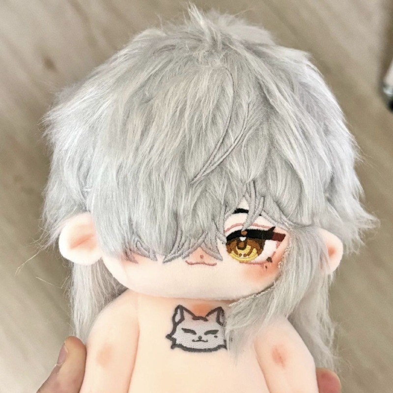20 ซม. Honkai: Star Rail Jing Yuan Cotton Doll ตุ๊กตาตุ๊กตาหล่อเพื่อมอบให้เพื่อน