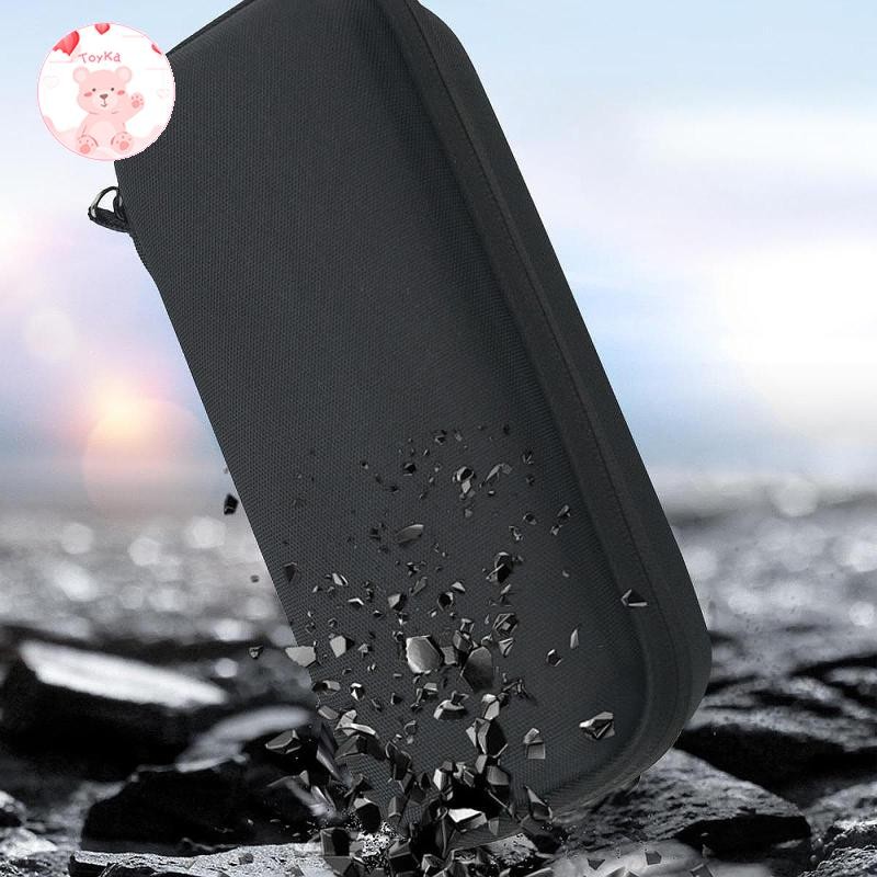 [Whbadguy] Carry Bag 3 Slots EVA Wireless Mic Case for Rode Wireless Go2 Trip Travel