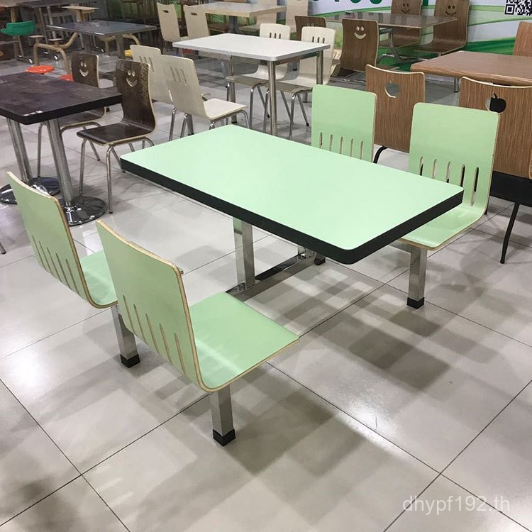 Cante โต๊ะรับประทานอาหารเก้าอี้ตารางผู้ผลิต Conjoined KFC Fast Food Snack Bar Four-Seasons Fast Food