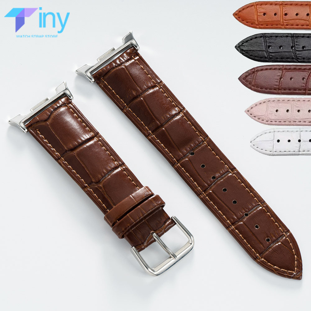 สายหนังสําหรับ Samsung Galaxy Watch 8 40 มม.44 มม./8 คลาสสิก 46 มม.สร้อยข้อมือ Correas Band