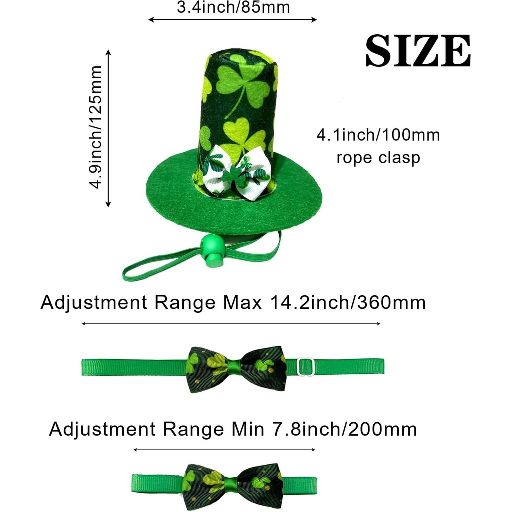 St Patricks Day Dog Costume St Patricks Day Dog Clothes St Patricks Day Dog Outfit Dog Irish Shamroc